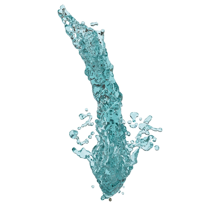 7 Water Splashes Vol. 3 3D model image 6