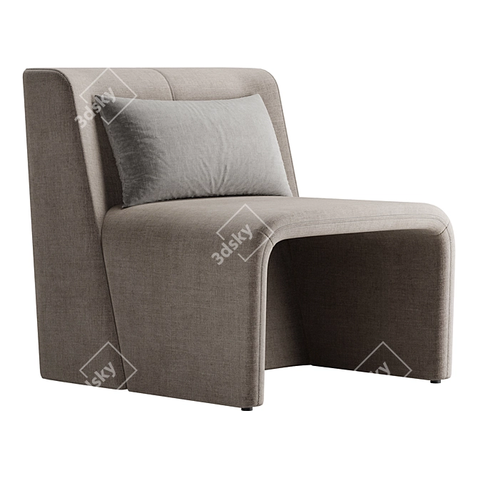 Luxurious Legacy Armchair: Timeless Elegance 3D model image 2