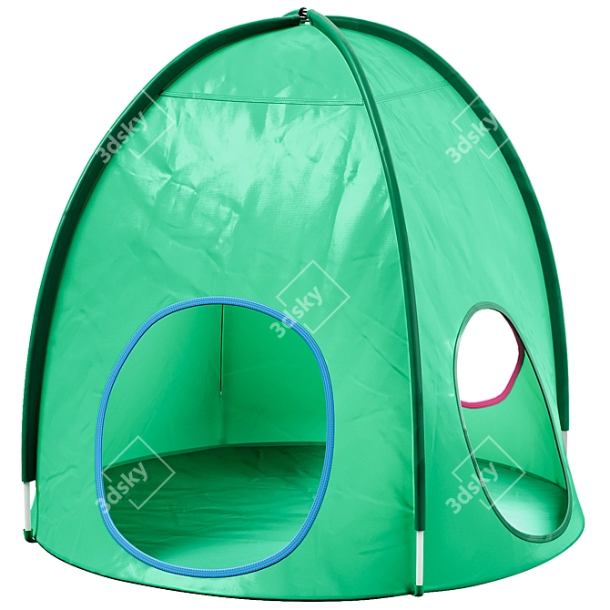 Ikea Children's Tent - DVÄRGMÅS 3D model image 2