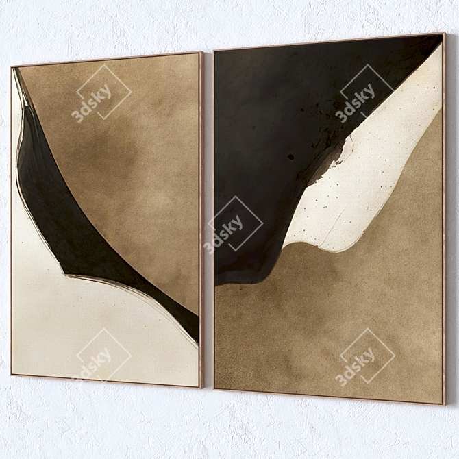  3dsMax Wall Paintings Set 3D model image 3