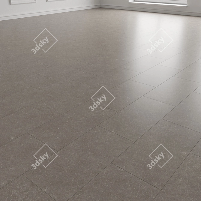 3D Ceramic Floor Tiles Texture 3D model image 2