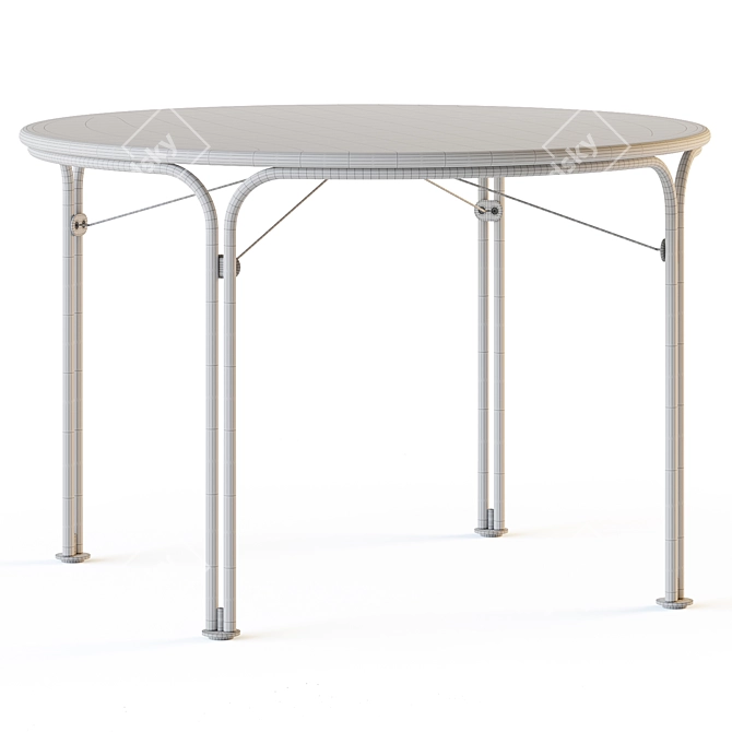 Modern Thorvald Dining Table Ensemble 3D model image 9