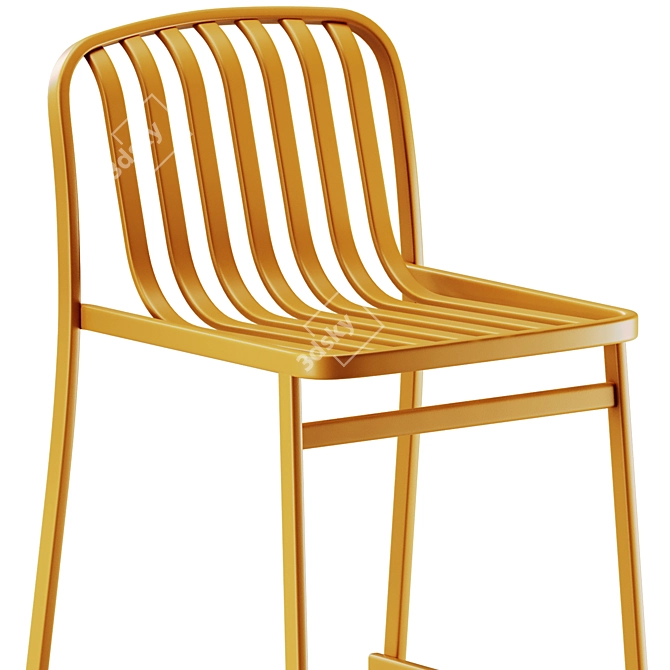 Babel D Kano Steel Bar Stool 3D model image 5