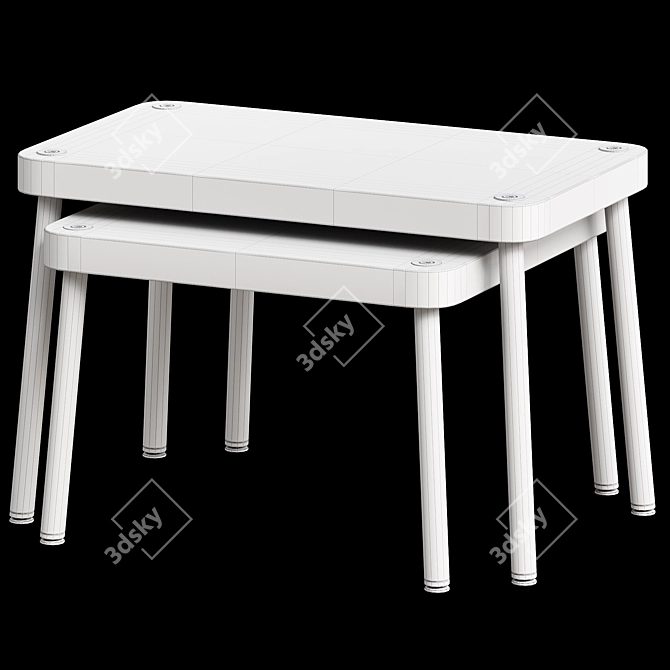  Scandinavian Style Coffee Tables 3D model image 6