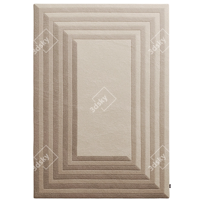 Benuta Wool Rug Tilo Collection 3D model image 2