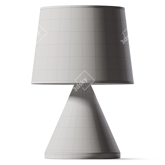 Elegant Amalia Table Lamp 3D model image 2