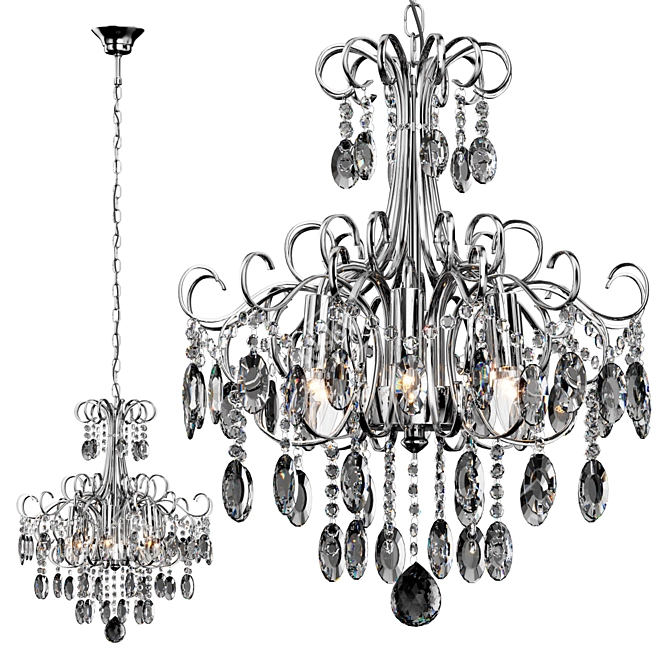 ST Luce Orecchini Ceiling Chandelier 3D model image 2