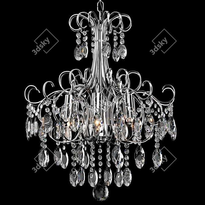 ST Luce Orecchini Ceiling Chandelier 3D model image 3