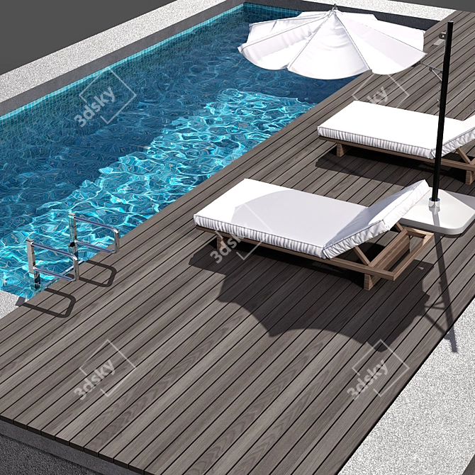 Virtual Pool Model 113 3D model image 3