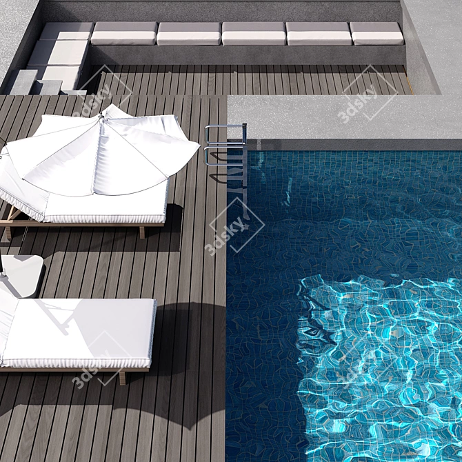 Virtual Pool Model 113 3D model image 5