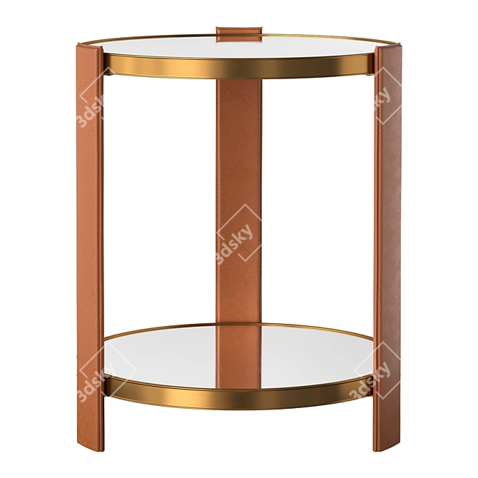 Ralph Lauren Dalton Side Tables 3D model image 3