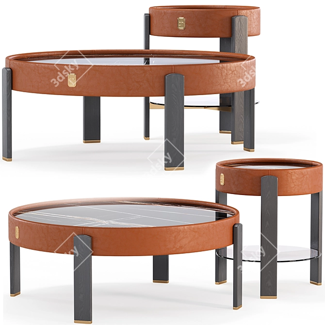 Formitalia Kean Coffee Table 3D model image 1