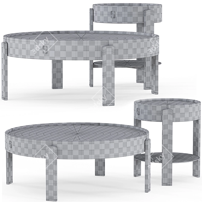 Formitalia Kean Coffee Table 3D model image 4