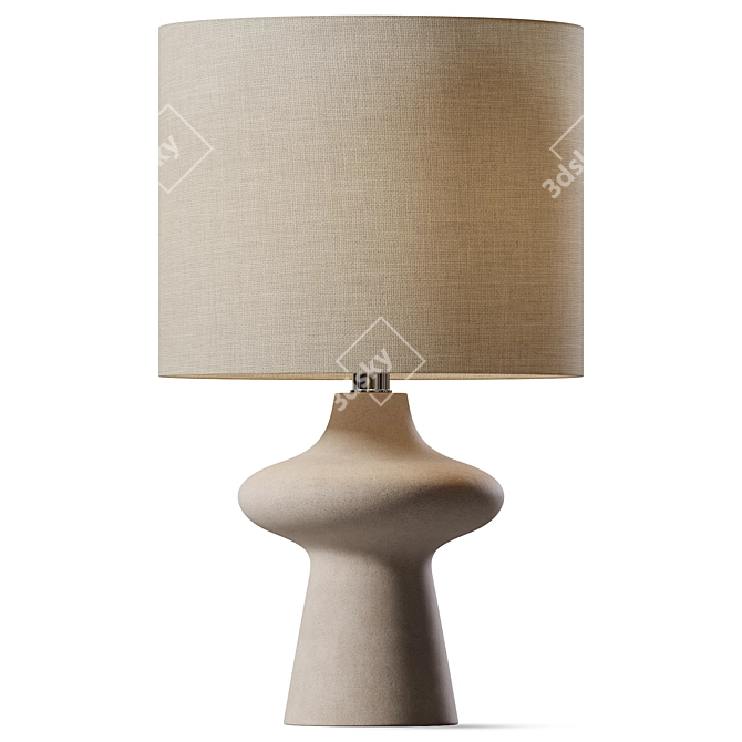 Elegant Ceramic Jesper Table Lamp 3D model image 1