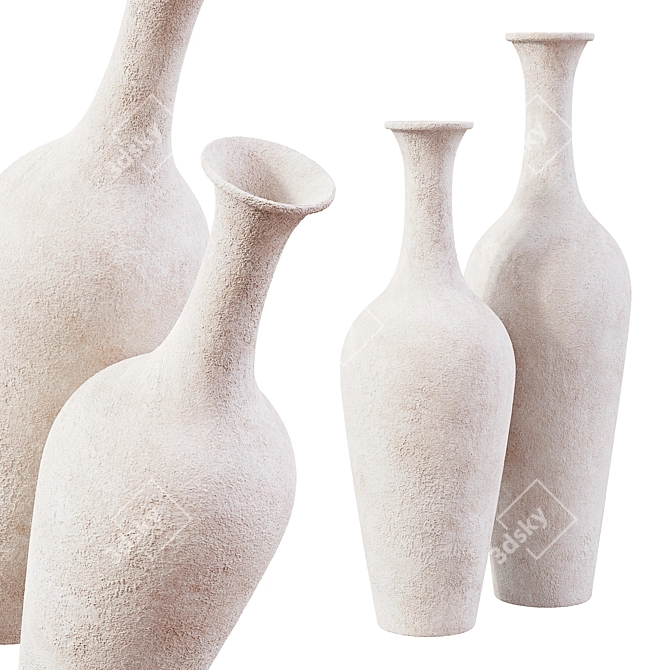 Premium Quality Decorative Vase 3D model image 2