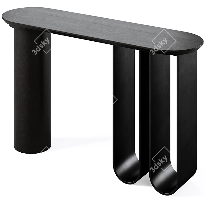 Indiana Console Table by Interior Secrets 3D model image 3