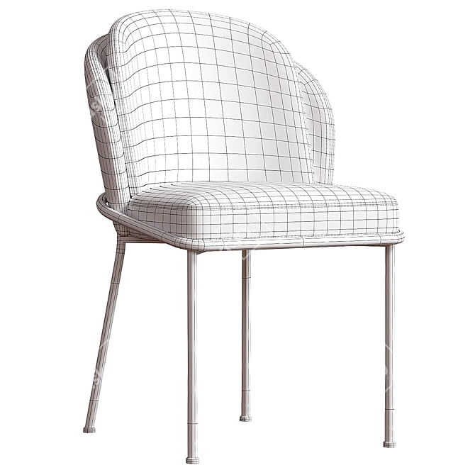 Modern Angelo Dining Chair 2016 3D model image 5