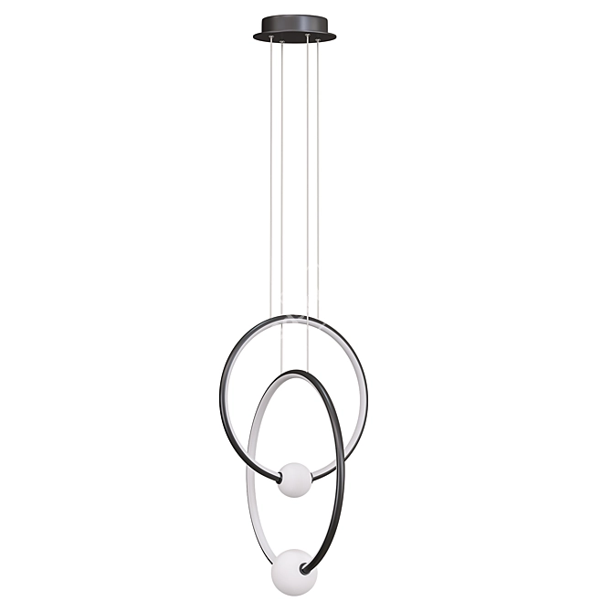 Modern Hanging Light Fixture 3D model image 2