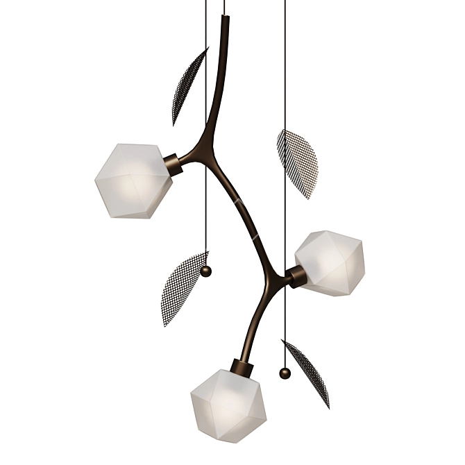 Contemporary Welles Pendant Light 3D model image 3