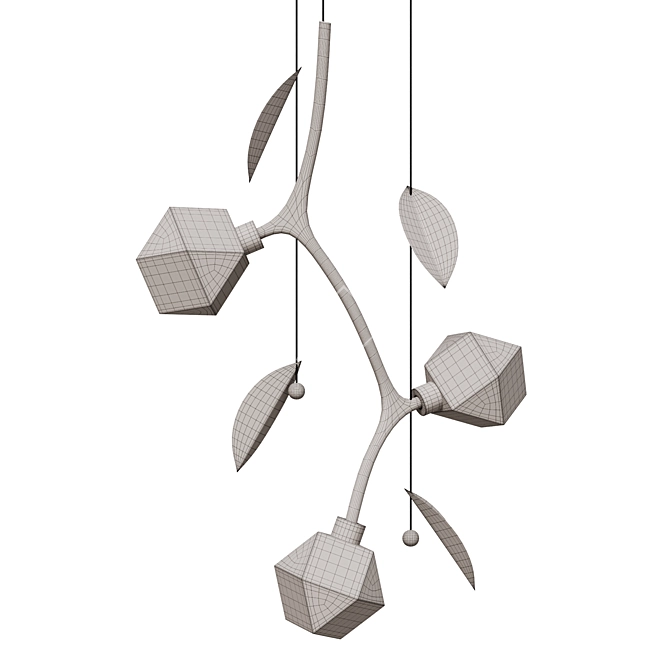 Contemporary Welles Pendant Light 3D model image 6