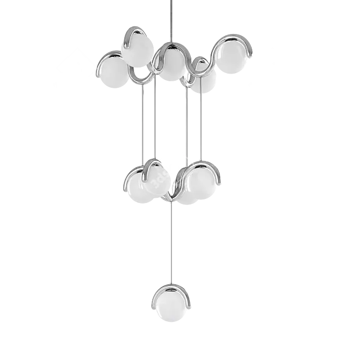 Astraeus Clarke Lenox Chandeliers Set 3D model image 2