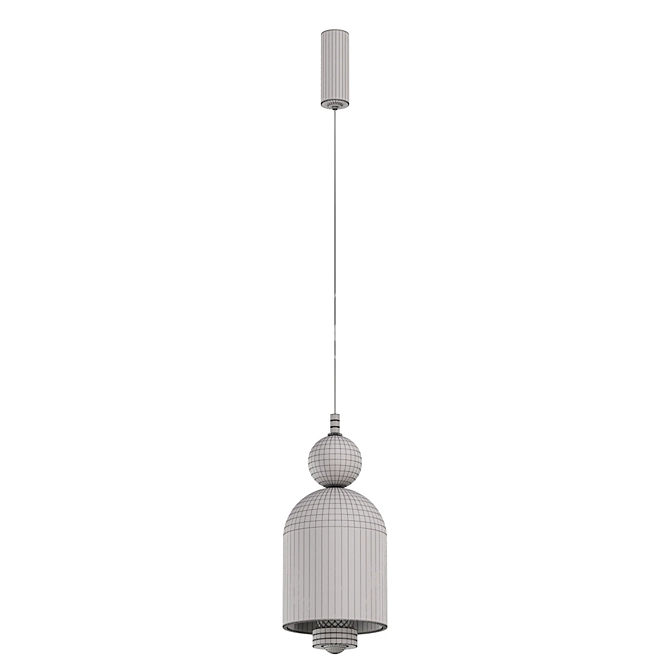 Elegant Pendant Light Model By Lampatron 3D model image 4