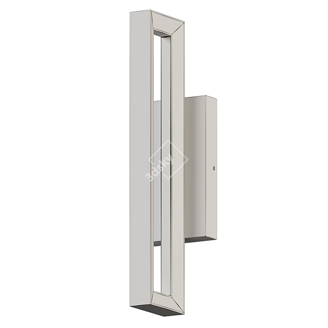 Adaptable LED Outdoor Wall Sconce 3D model image 6