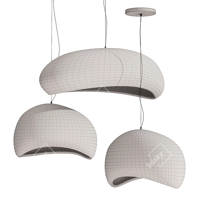 Cloud Pendant Lights Set, 2015 3D model image 17