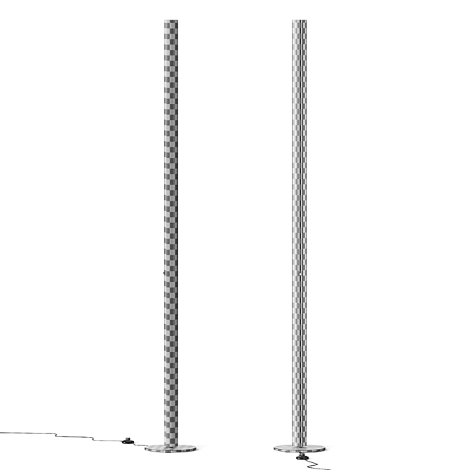 Sleek Ypsilon Floor Lamp 3D model image 5