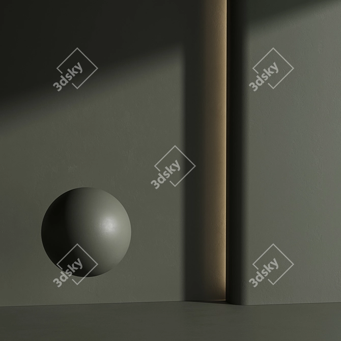 Modern Matte Wall Paint Set 3D model image 7