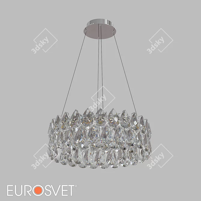 Bogates Crystal LED Chandelier Marvel 3D model image 1