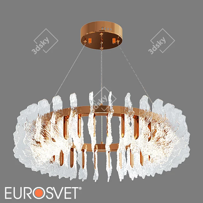 Bogates Farfalla LED Pendant Chandelier 3D model image 3