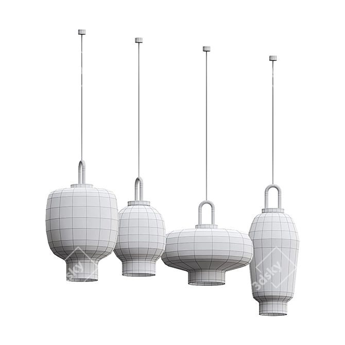 ImperiumLoft LOVE Pendant Light 3D model image 6