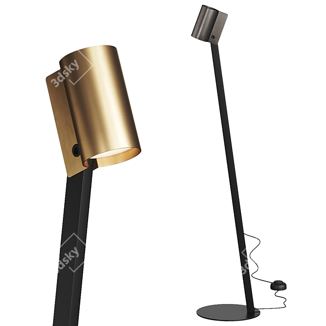 Modern Interior Design Floor Lamp 3D model image 1