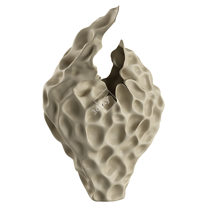 Tafoni Ceramics Vase Set 3D model image 2