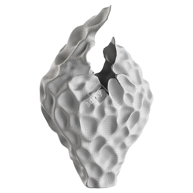 Tafoni Ceramics Vase Set 3D model image 5