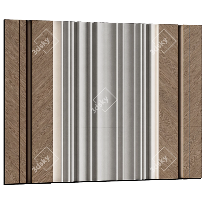 Orac Decor Golf Wood Panels 3D model image 1