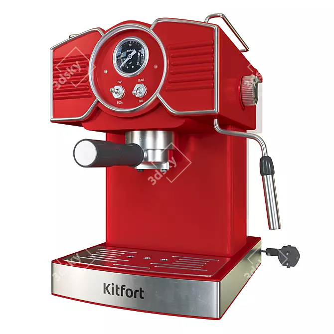 KT-7125 Espresso & Cappuccino Maker 3D model image 1