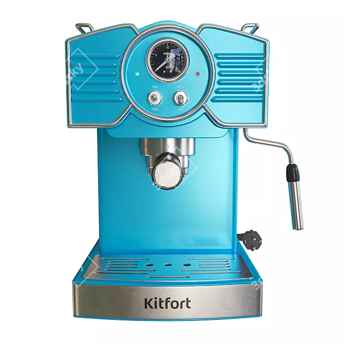 KT-7125 Espresso & Cappuccino Maker 3D model image 2