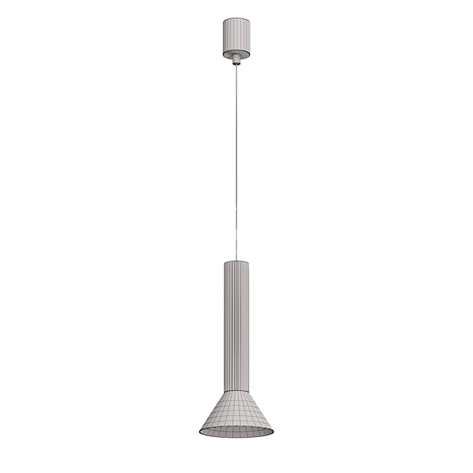 Sleek Modern Pendant Light 3D model image 7