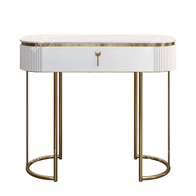 Woodenkors Ларенза Console Stand 3D model image 1