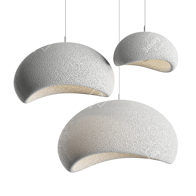 ENdoh Wabi-Sabi Makhno Pendant Lamp 3D model image 2
