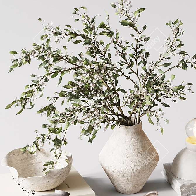 Decorative Set H115 3Ds Max 3D model image 4