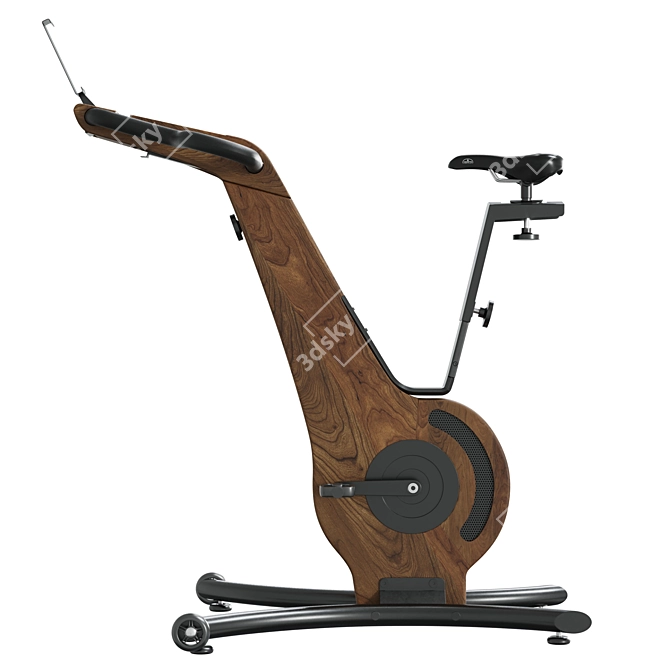 Vintage Eco Workout Bike 3D model image 2