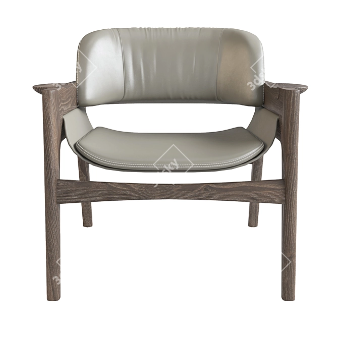 Theo Armchair 3D Model Vray 3D model image 3