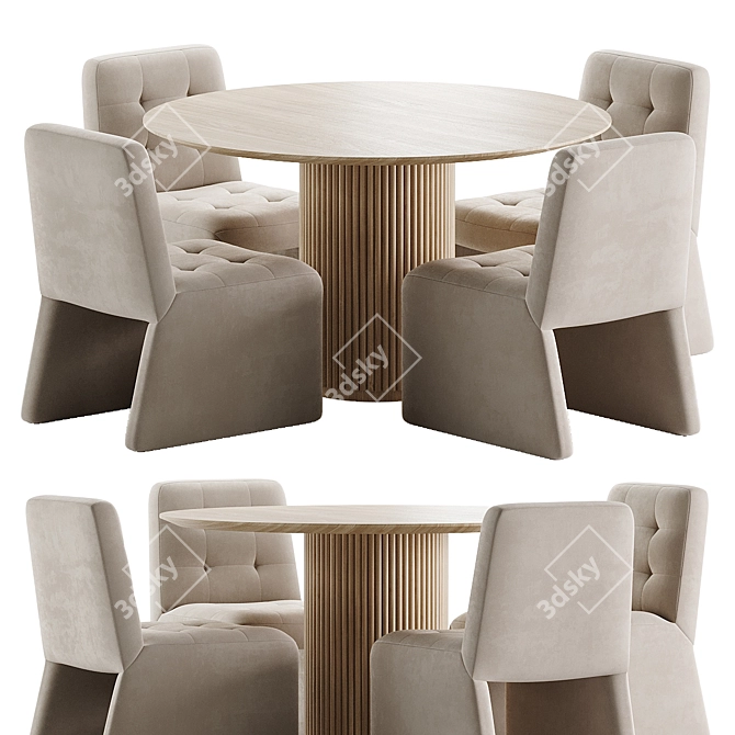 Mod Dining Set 105 2017 3D model image 4