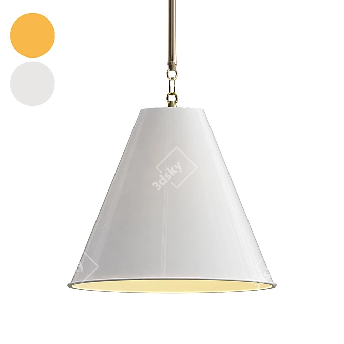 VCS Pendant Light Fixture 3D model image 1