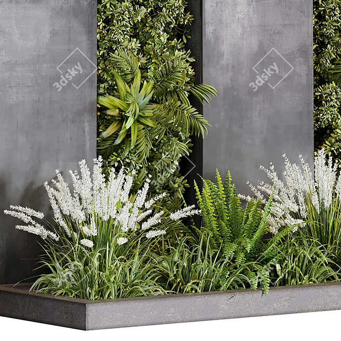 Modern Plant Wall Decor.currentTimeMillis() 3D model image 3