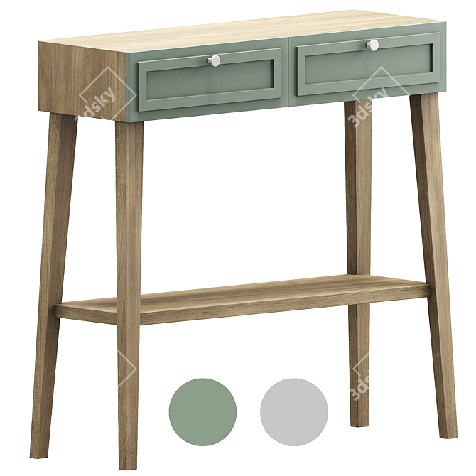 Slim Console Table "Andersen 3D model image 1