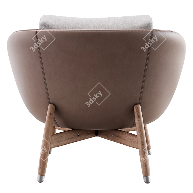 ERI Versatile Designer Lounge Chair 3D model image 3